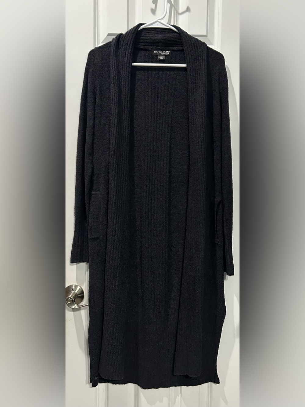Barefoot Dreams Cozychic Ultra Lite Dark Navy Everything Long Cardigan Size XS